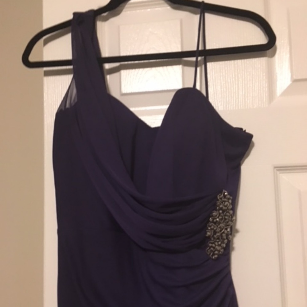 Deep Purple Evening Gown